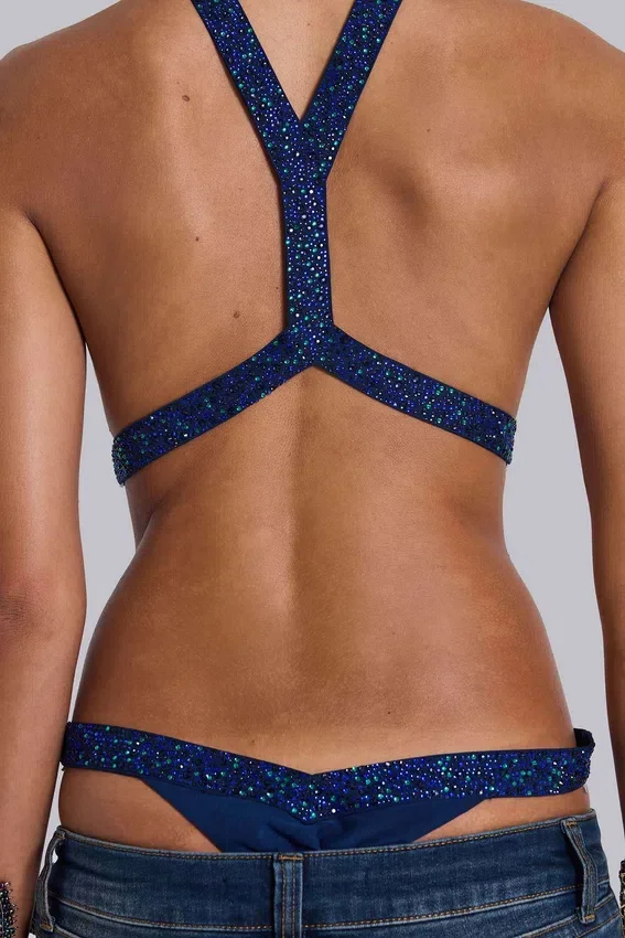 6AM Cut Out Bodysuit i Midnight