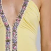 Alessia miniklänning med halterneck och strass