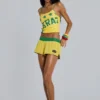 Amerela Airtex minishorts