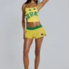 Amerela Airtex minishorts