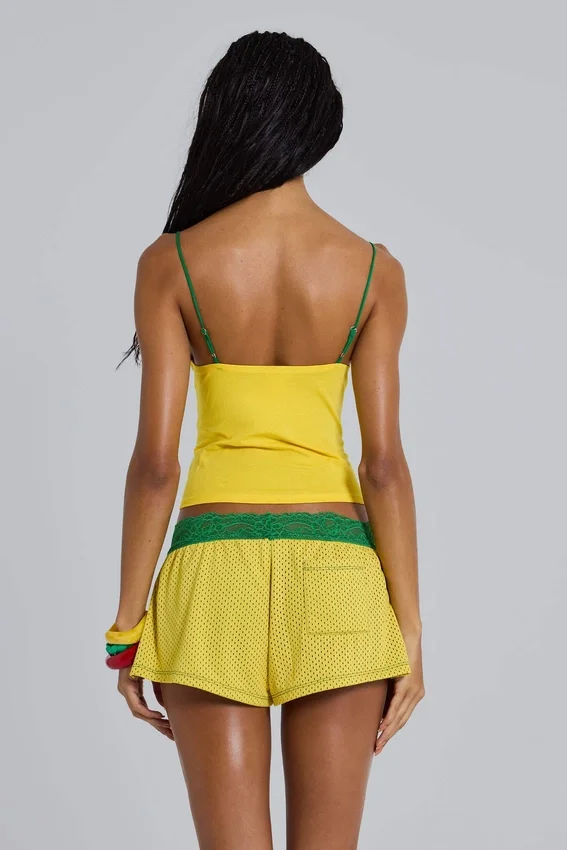 Amerela Airtex minishorts