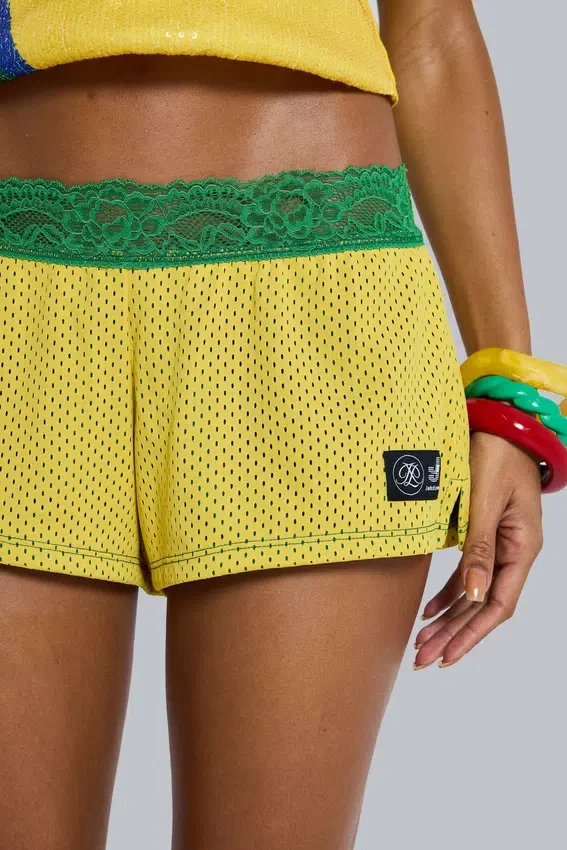 Amerela Airtex minishorts