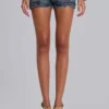Ardor mini-jeansshorts i blå tvätt