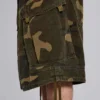 Baggy-shorts i cadet-kamouflage