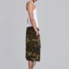 Baggy-shorts i cadet-kamouflage