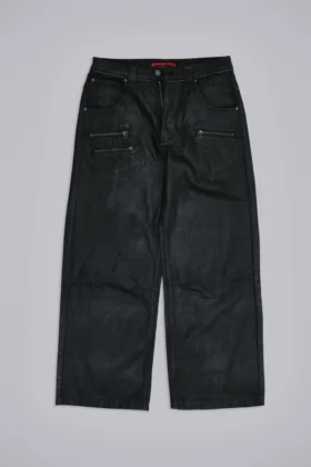 Belagda Colossus Jeans med dragkedja