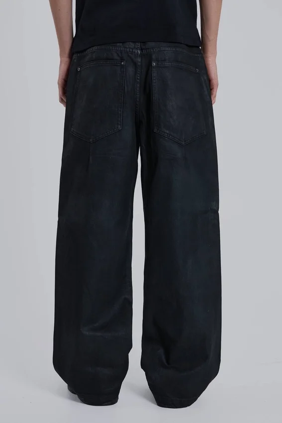 Belagda Colossus Jeans med dragkedja