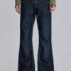 Blå Jude Bootcut-Jeans