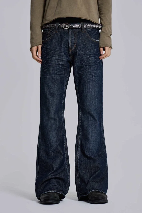 Blå Jude Bootcut-Jeans