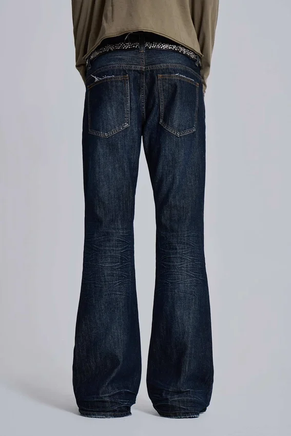 Blå Jude Bootcut-Jeans