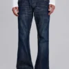 Blå Jude Bootcut-Jeans