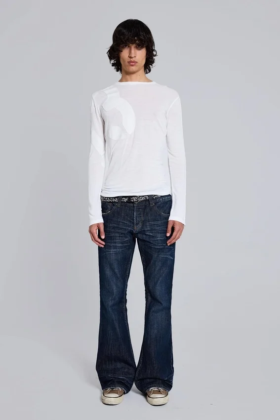 Blå Jude Bootcut-Jeans