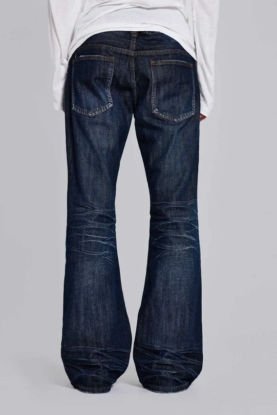 Blå Jude Bootcut-Jeans