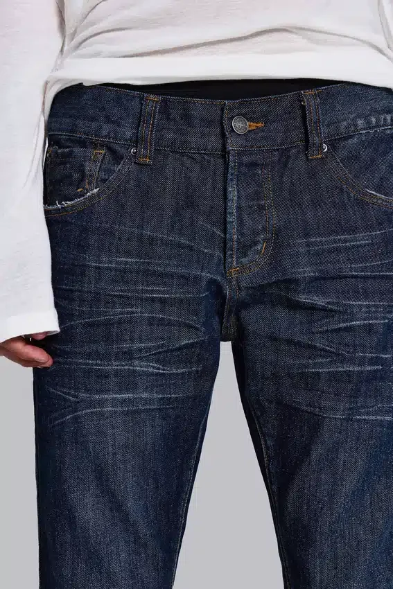 Blå Jude Bootcut-Jeans