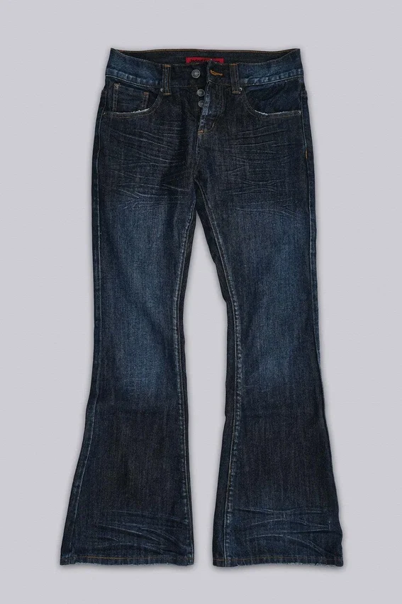 Blå Jude Bootcut-Jeans