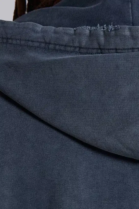 Blå sportig, vid Monster Hoodie