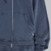 Blå sportig, vid Monster Hoodie