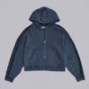 Blå sportig, vid Monster Hoodie