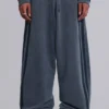 Blå sportiga, baggy Monster Joggers