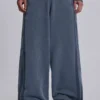 Blå sportiga, baggy Monster Joggers