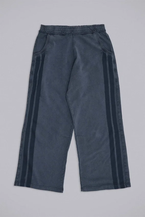 Blå sportiga, baggy Monster Joggers