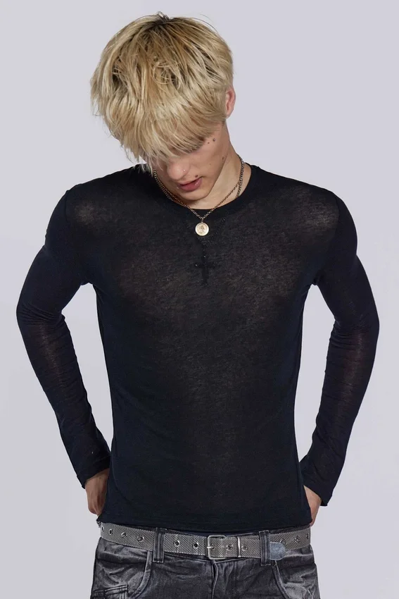 Black Mist långärmad topp