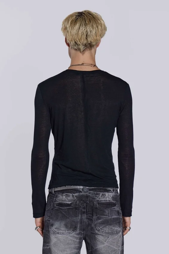 Black Mist långärmad topp