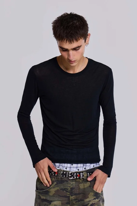 Black Mist långärmad topp
