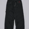 Black Ollie Pinstripe XL Colossus Jeans