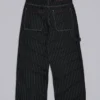 Black Ollie Pinstripe XL Colossus Jeans