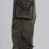Blekt khakifärgade Trooper-cargobyxor