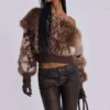 Bruna Cooper-jeans i PU med bootcut-passform