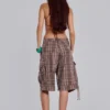 Bruna rutiga Cadet shorts
