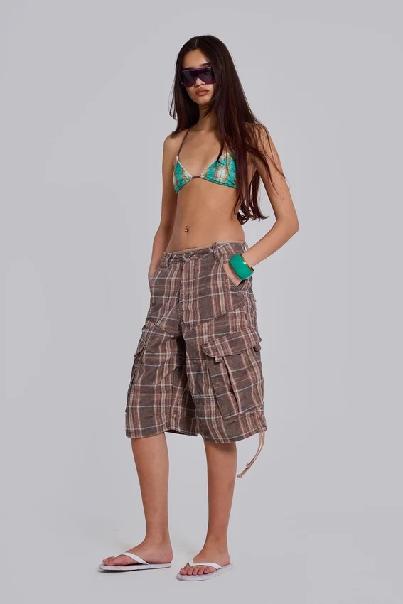 Bruna rutiga Cadet shorts