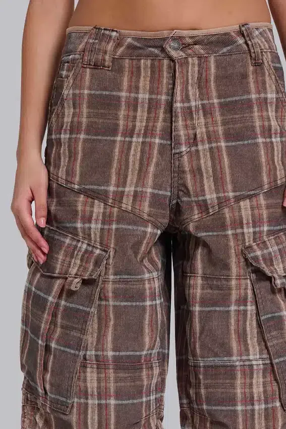 Bruna rutiga Cadet shorts