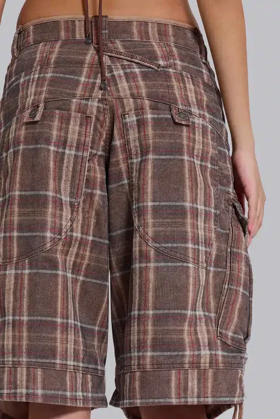 Bruna rutiga Cadet shorts