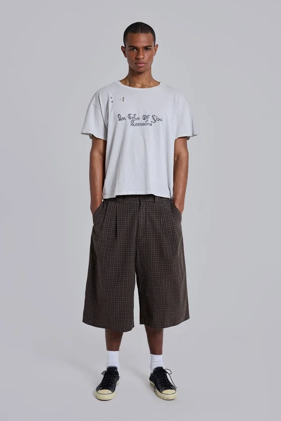 Bruna rutiga XL Goliath Shorts