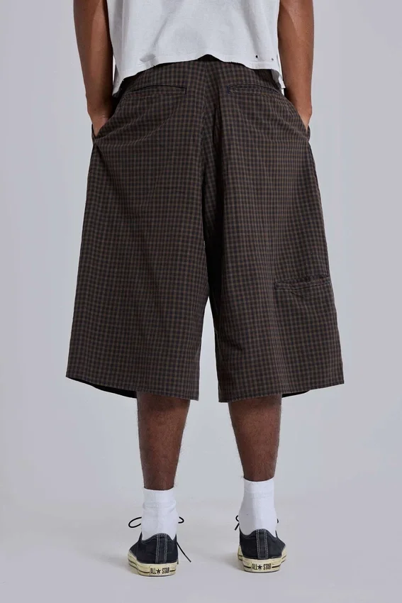 Bruna rutiga XL Goliath Shorts