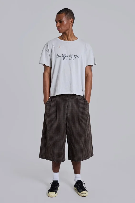 Bruna rutiga XL Goliath Shorts