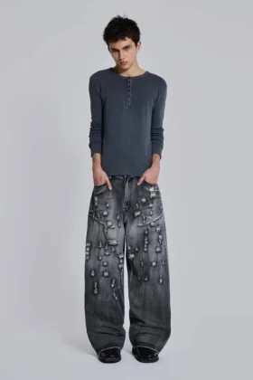 Bullet Hole XL Colossus Jeans