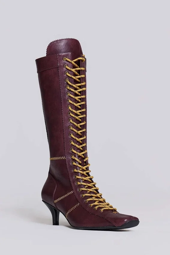 Burgundy Brooke boxningskängor