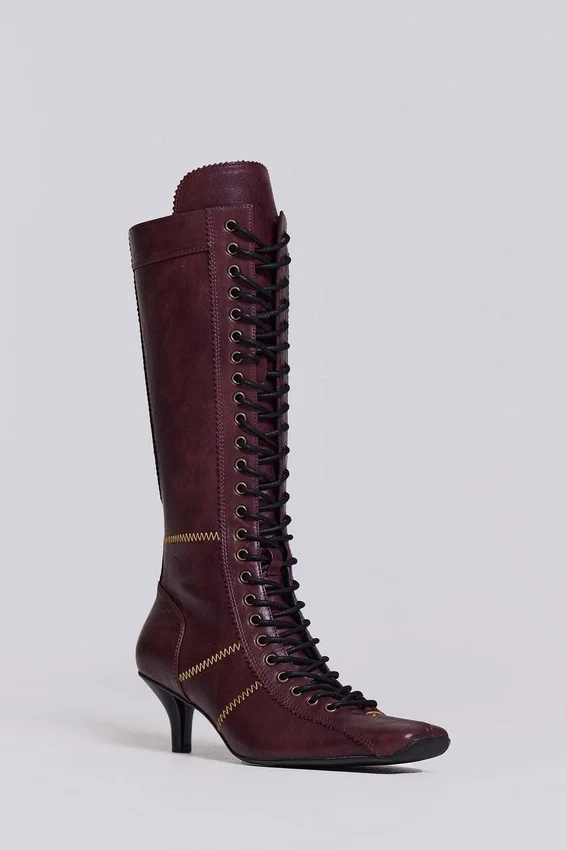 Burgundy Brooke boxningskängor