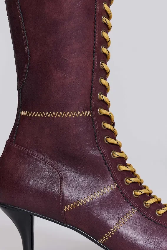 Burgundy Brooke boxningskängor