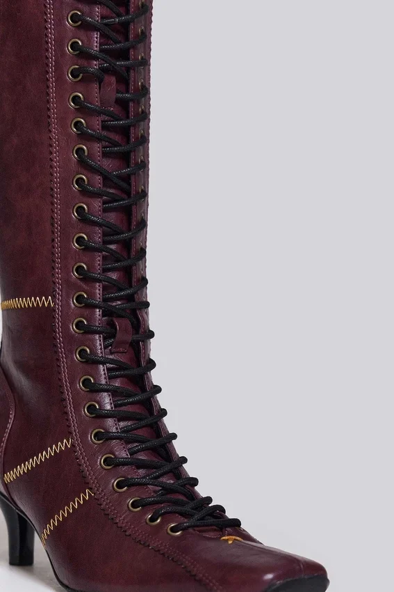 Burgundy Brooke boxningskängor