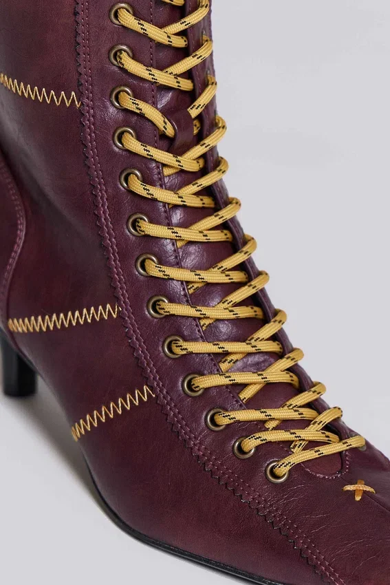 Burgundy Brooke boxningskängor