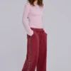 Burgundy Hardcore Monster Joggers