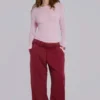 Burgundy Hardcore Monster Joggers