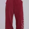 Burgundy Hardcore Monster Joggers