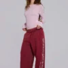Burgundy Hardcore Monster Joggers