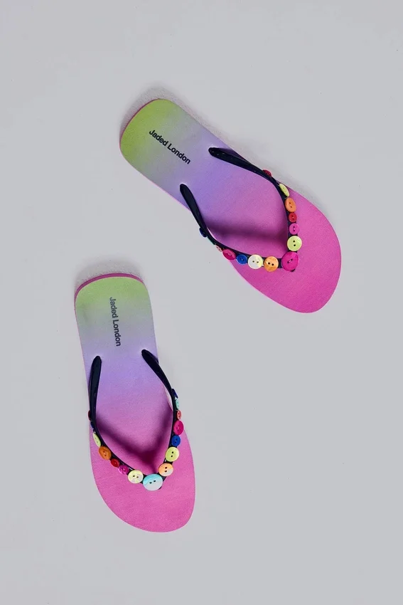 Button Ombre-flipflops